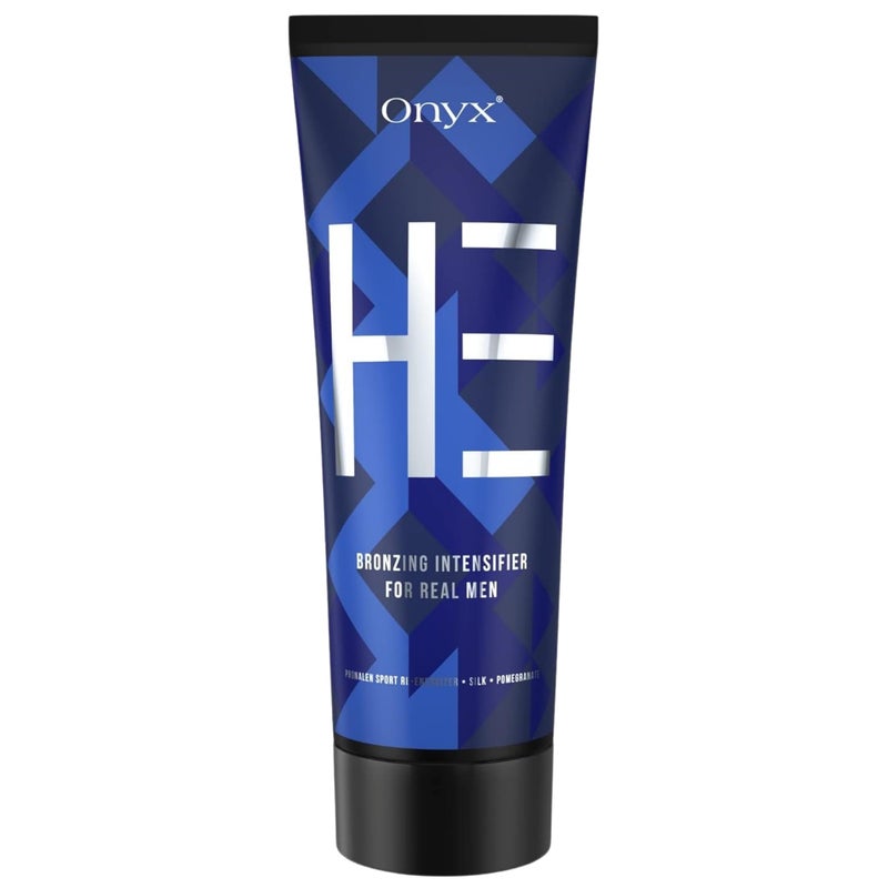 Onyx HE Tanning Bed Lotion for Men - Indoor Tanning Lotion Accelerator & Bronzer, Quick & Dark Tan, Men's Tanning Lotion with Skin Firming, Muscle Bronzing Complex & Moisturizing Formula - Image 1